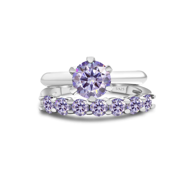 Men's Moissanite Ring S925 Sterling Silver Round Shape