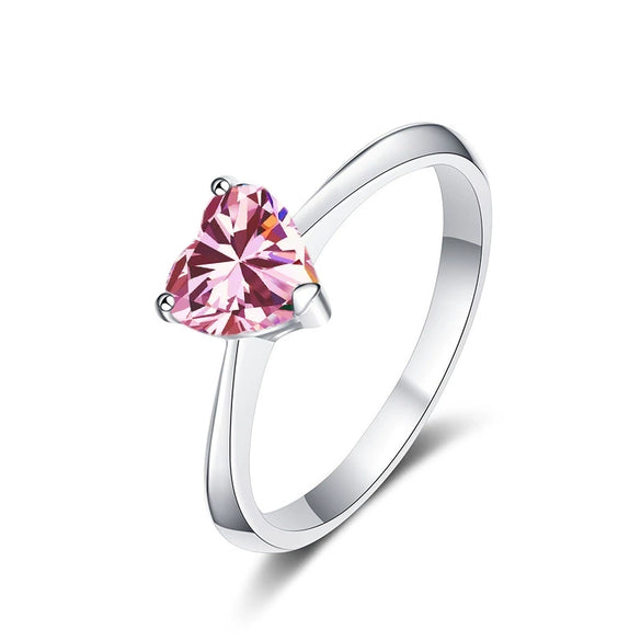 Men's Moissanite Sterling Silver Ring With Round Shape