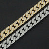 Men's Motorcycle Glitter Alloy Cuban Chain Hip Hop Geometric Electroplated Bracelet