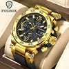 Men's Multifunction Waterproof Sports Watch With Zinc Alloy Case Silicone Strap And Mineral Strengthened Glass Mirror Geometric Style Round Dial