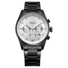 Men's Multifunctional Alloy Watch Luminous Waterproof Quartz Round Dial
