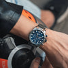 Men's Multifunctional Business Sports Quartz Watch Alloy Case Stainless Steel Belt Round Dial