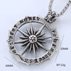 Men's Necklace Titanium Steel Geometric Lion Head Retro Punk Style Polished