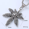 Men's Necklace Titanium Steel Geometric Lion Head Retro Punk Style Polished