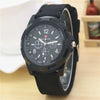 Men's Nylon Woven Strap Quartz Watch Round Alloy Case Stainless Steel Buckle Pointer Display Luminous Sports Leisure Watch