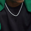 Men's Personality Geometric Handmade Pearl Alloy Necklace