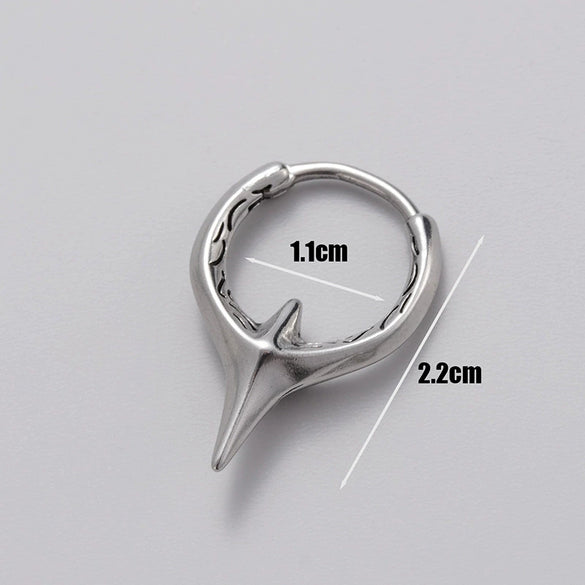 Men's Piercing Earrings Stainless Steel Cast Fashion Retro