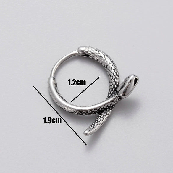 Men's Piercing Earrings Stainless Steel Cast Fashion Retro