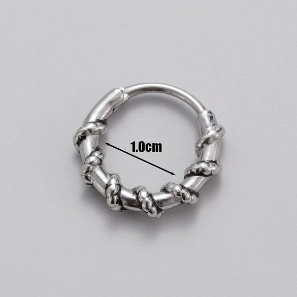 Men's Piercing Earrings Stainless Steel Cast Fashion Retro