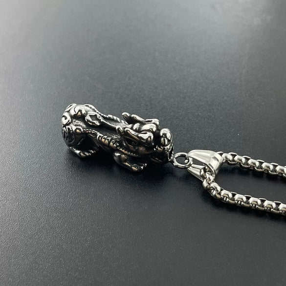 Men's Punk Retro Constellation Pendant Necklace Titanium Steel Hip Hop Fashion Casting And Polishing Jewelry Stainless Steel