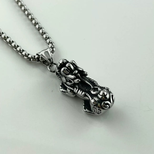 Men's Punk Retro Constellation Pendant Necklace Titanium Steel Hip Hop Fashion Casting And Polishing Jewelry Stainless Steel