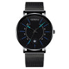 Men's Quartz Watch Alloy Iron Stainless Steel Ordinary Glass Mirror Round Leisure Ultrathin Life Waterproof