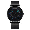 Men's Quartz Watch Alloy Iron Stainless Steel Ordinary Glass Mirror Round Leisure Ultrathin Life Waterproof