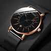 Men's Quartz Watch Alloy Iron Stainless Steel Ordinary Glass Mirror Round Leisure Ultrathin Life Waterproof