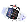 Men's Quartz Watch Barrel Shaped Dial Multifunctional Pointer And Number Display Metal Case Silicone Strap Casual Wristwatch