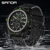 Men's Quartz Watch Zinc Alloy Outdoor Mountaineering Sports Detachable Woven Round Simple Style