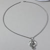 Men's Retro Punk Necklace With Flying Dragon Pendant Alloy Titanium Steel Square Pearl Chain Electroplating