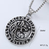 Men's Retro Punk Street Fashion Long Stainless Steel Necklace With Geometric Pattern And Polishing Treatment