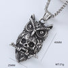 Men's Retro Punk Street Fashion Long Stainless Steel Necklace With Geometric Pattern And Polishing Treatment