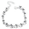 Men's Retro Punk Style Alloy Geometric Skull Electroplating Bracelet