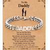 Men's Retro Trendy Stainless Steel Cuban Chain Bracelet With Geometric Letter And Number Design Electroplated Fashion Jewelry
