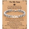 Men's Retro Trendy Stainless Steel Cuban Chain Bracelet With Geometric Letter And Number Design Electroplated Fashion Jewelry