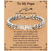 Men's Retro Trendy Stainless Steel Cuban Chain Bracelet With Geometric Letter And Number Design Electroplated Fashion Jewelry