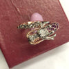 Men's Rose Gold Plated Alloy Animal Zodiac Ring Geometric Personality Statement Jewelry
