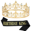 Men's Round Crown Alloy Headwear Accessories Glitter Cloth Semimanual And Semimechanical