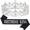 Men's Round Crown Alloy Headwear Accessories Glitter Cloth Semimanual And Semimechanical