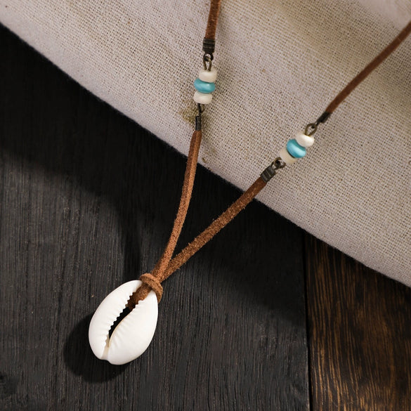 Men's Shell Geometric Handmade Jewelry Necklace