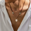 Men's Shell Geometric Handmade Jewelry Necklace