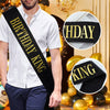 Men's Shoulder Strap Party Gift Decoration Glow Bronzing Glitter Cloth Semimanual And Semimechanical