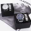 Men's Simple Style Alloy Wrist Watch With Round Dial And Stainless Steel Single Folding Buckle
