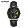 Men's Solid Steel Band Quartz Watch Alloy Case Stainless Steel Buckle Round Dial Leisure Style Waterproof