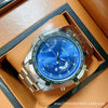 Men's Sports Business Alloy Case Mineral Reinforced Glass Mirror Steel Belt Luminous Waterproof Calendar Watch
