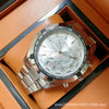 Men's Sports Business Alloy Case Mineral Reinforced Glass Mirror Steel Belt Luminous Waterproof Calendar Watch