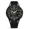 Men's Sports Multifunctional Chronograph Quartz Watch Alloy Case Silicone Strap Mineral Strengthened Glass Mirror Round Dial