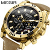 Men's Sports Multifunctional Watch Alloy Leather Round