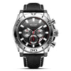 Men's Sports Multifunctional Watch Alloy Leather Round