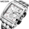 Men's Sports Outdoor Square Alloy And Stainless Steel Watch