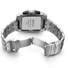 Men's Sports Outdoor Square Alloy And Stainless Steel Watch