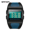 Men's Sports Outdoor Watch Resin Case Square Dial Mineral Reinforced Mirror