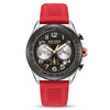 Men's Sports Watch Alloy Case Silicone Strap Stainless Steel Buckle Round Dial