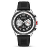 Men's Sports Watch Alloy Case Silicone Strap Stainless Steel Buckle Round Dial