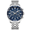 Men's Sports Watch Alloy Case Stainless Steel Belt Round Dial