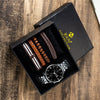 Men's Stainless Steel Alloy Quartz Watch And Bracelet Set Square Dial Leisure Style