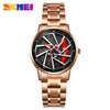 Men's Stainless Steel And Alloy Alloy Business Style Round Dial Quartz Watch Waterproof