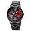 Men's Stainless Steel And Alloy Alloy Business Style Round Dial Quartz Watch Waterproof