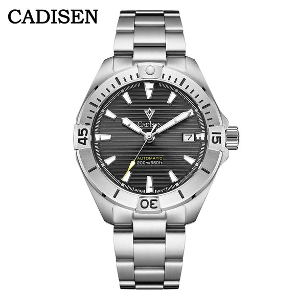 Men's Stainless Steel Automatic Business Luminous Diving Watch